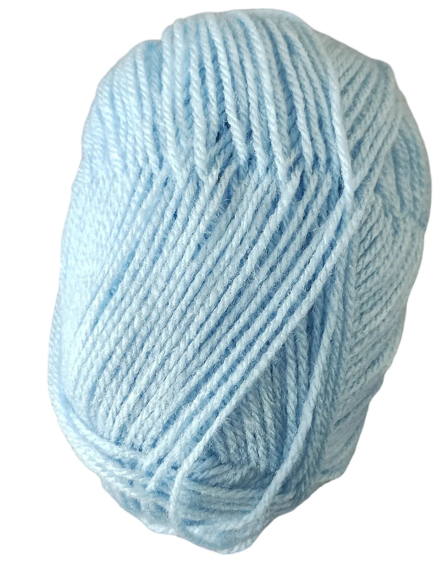 Light blue yarn ball for crochet and knitting, Croch'pelotes by Sophie handmade supplies