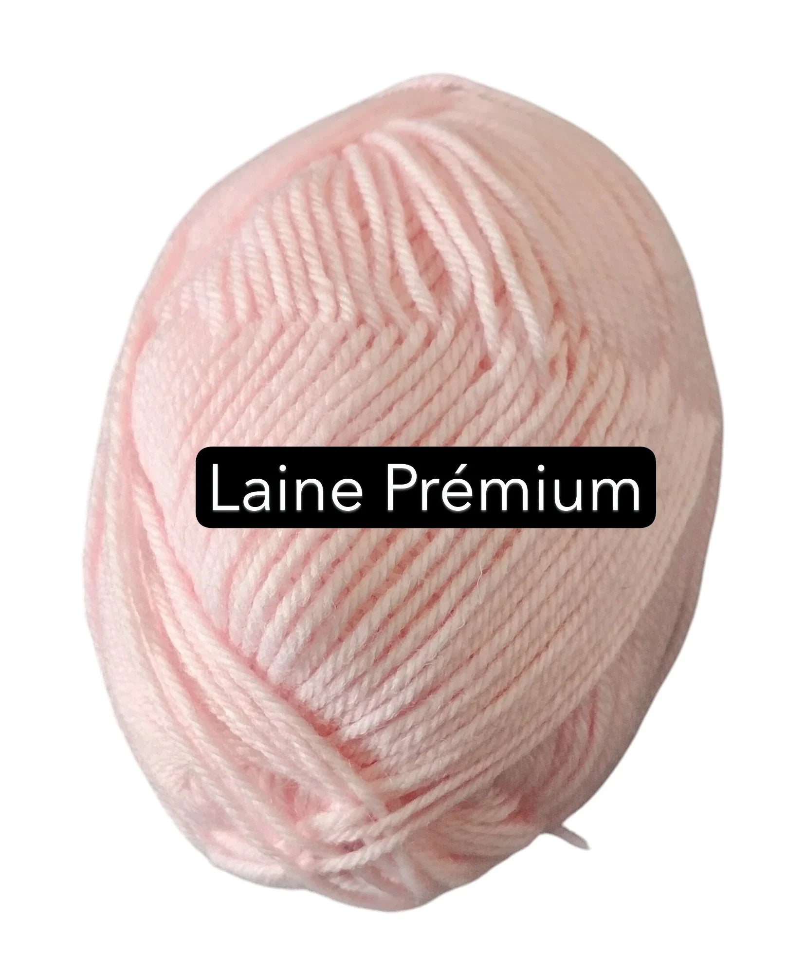 Light pink premium yarn ball, Croch'pelotes by Sophie artisanal crochet wool