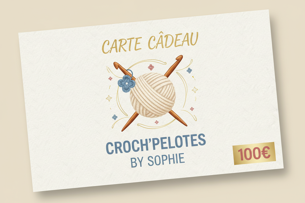 Carte Cadeau Croch'pelotes by Sophie