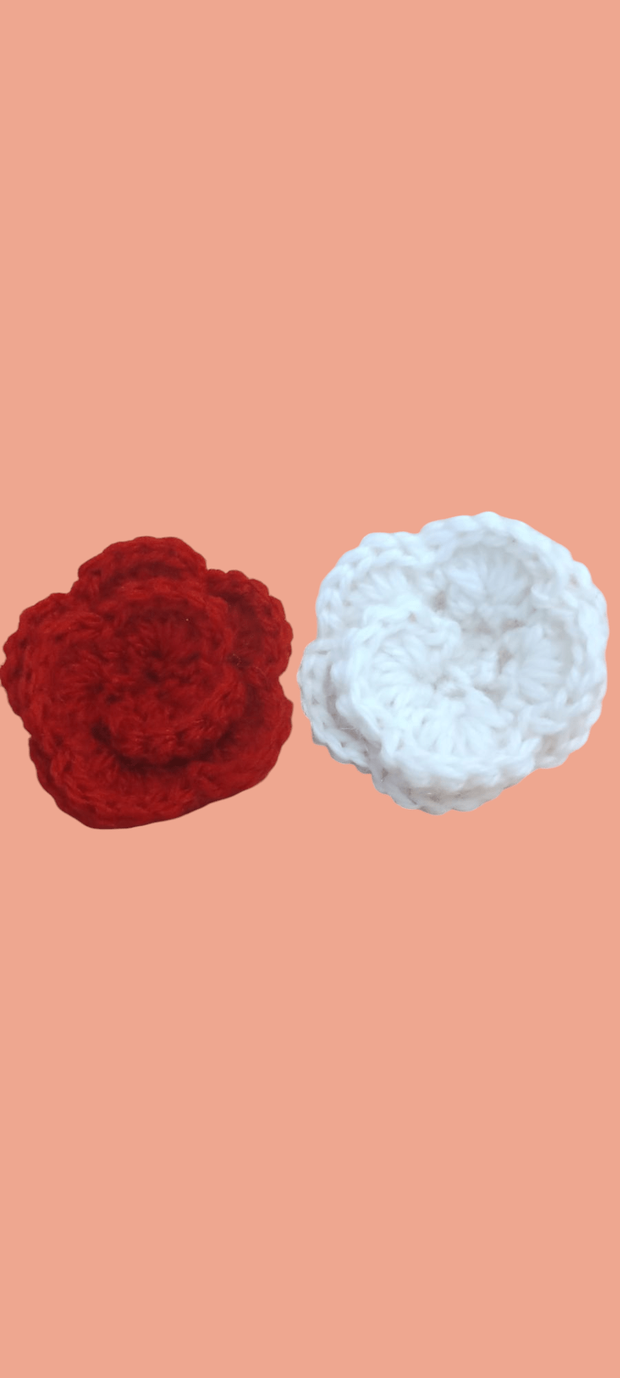 Broche de Rose - Bébé Crochet