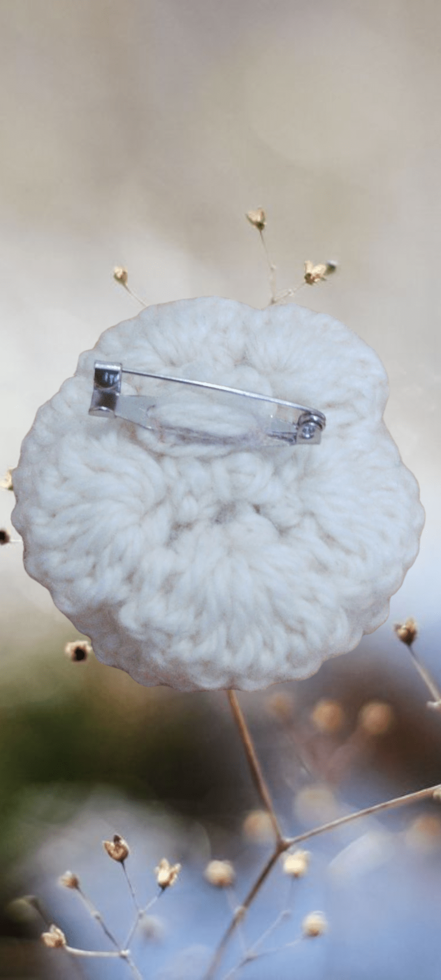 Broche de Rose - Bébé Crochet