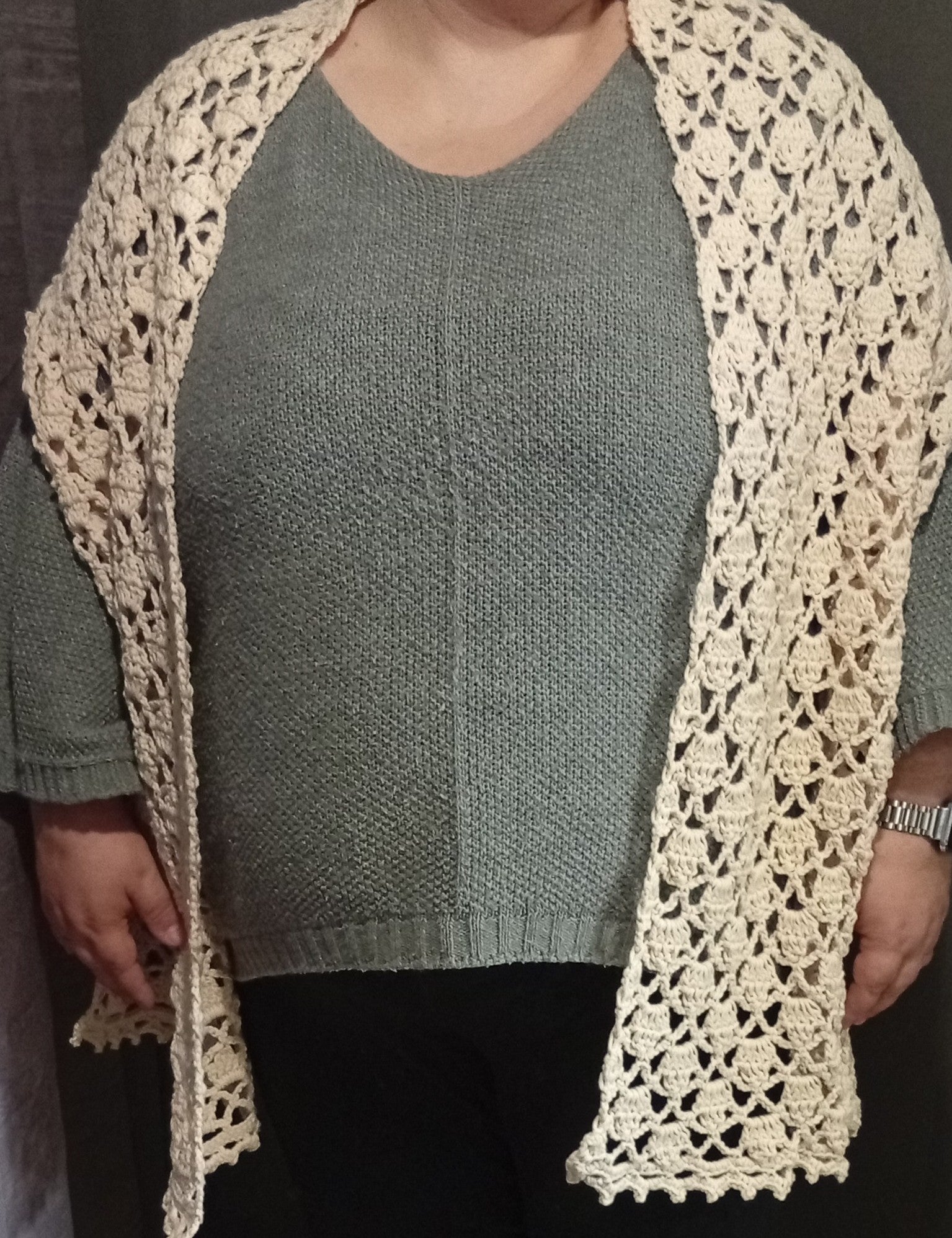 L'étole Lys - Bébé Crochet